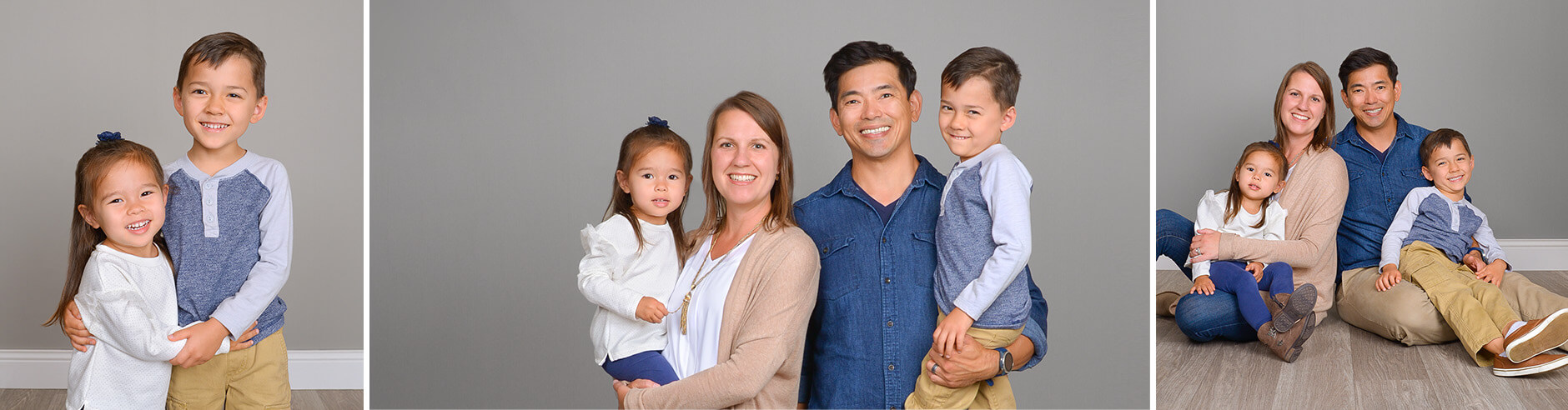 Family photo color schemes for your family photo shoot.