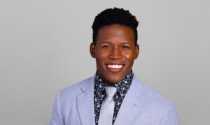 Professional headshots for business captured at a JCPenney Portrait studio.