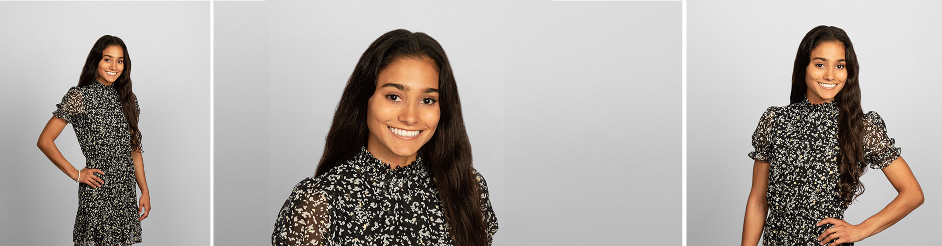 Professional headshots captured at JCPenney Portrait studios during a business headshot photography session.