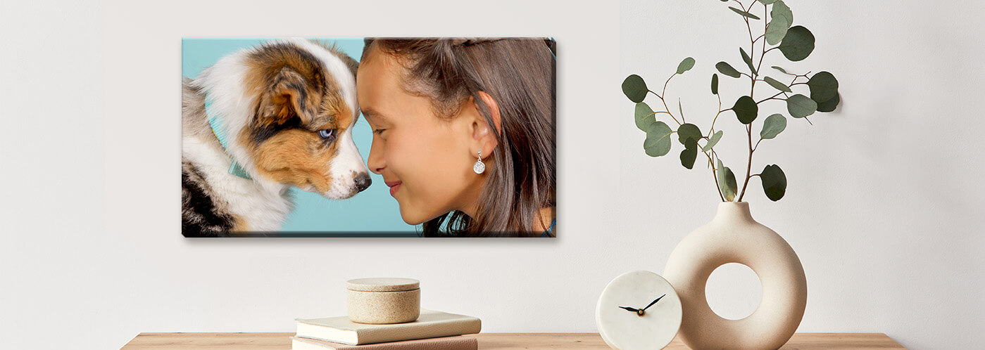 10x20 Lifestyle Canvas wall art decor featuring photo captured at JCPenney Portraits.