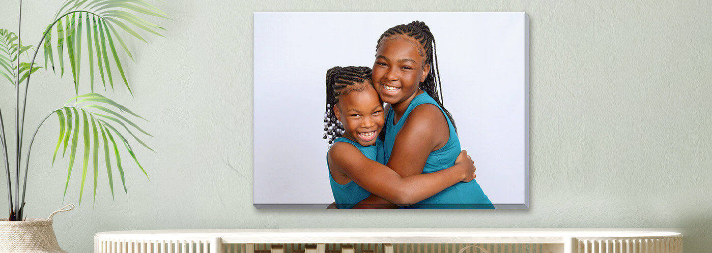 24x36 Lifestyle Canvas hung as wall art.