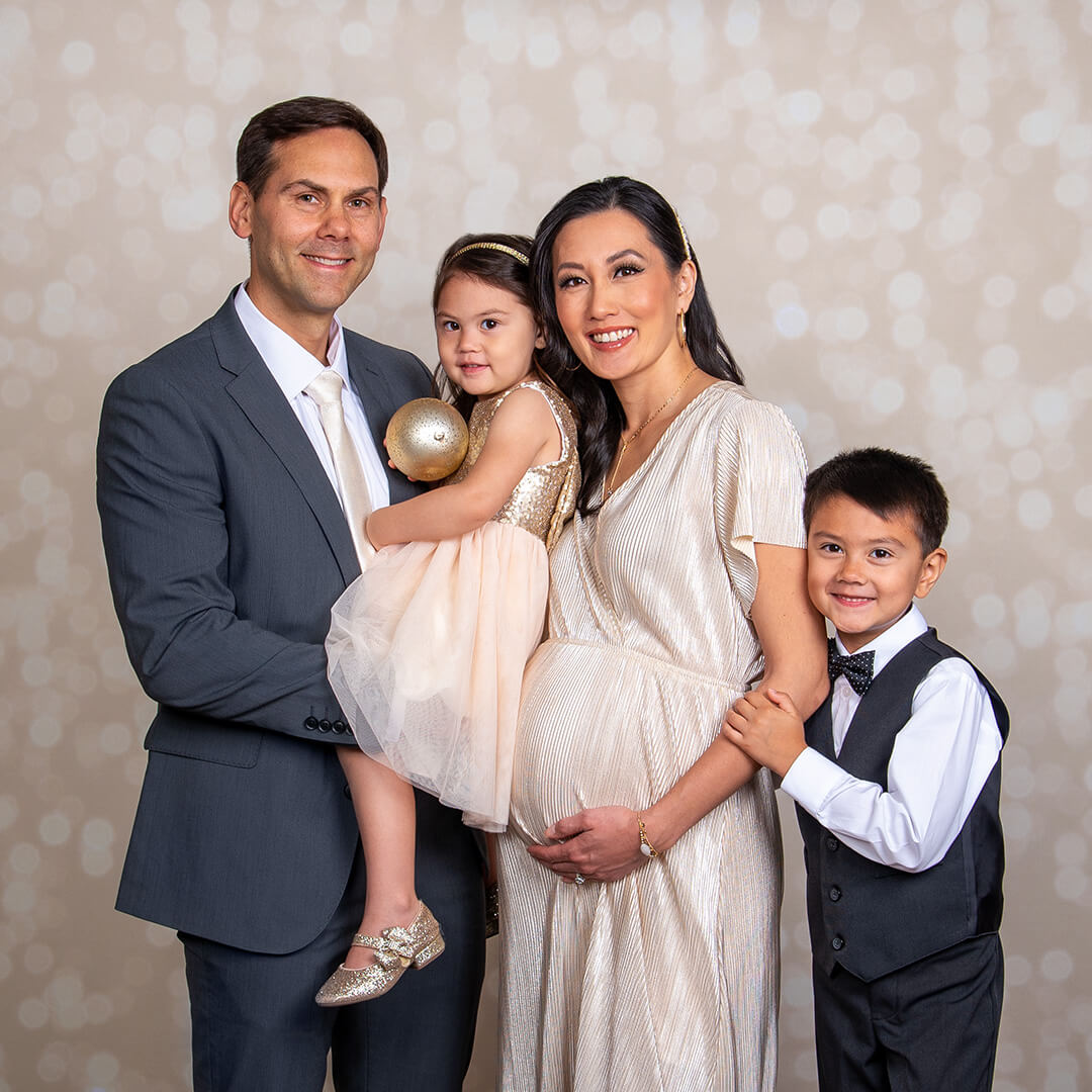 Christmas and Holiday Photo captured at JCPenney Portraits.