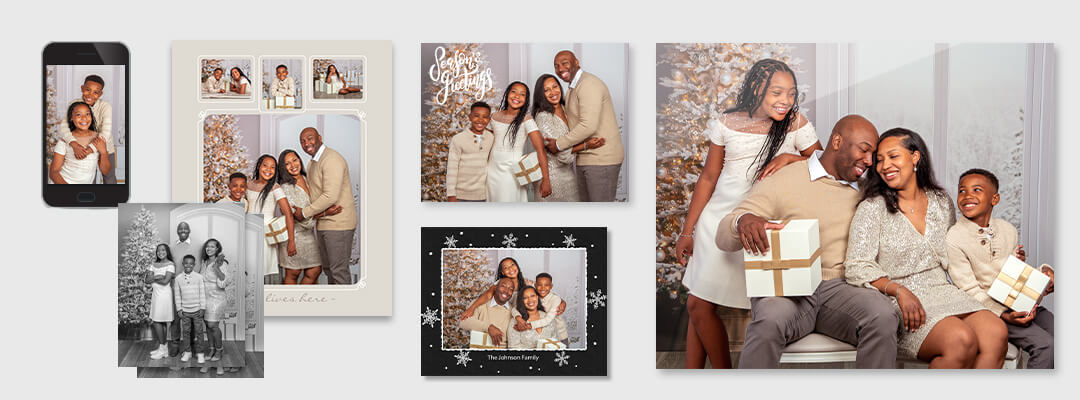 Create personalized photo products after your session.
