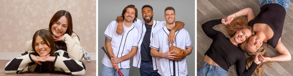Photos of best friends taken at JCPenney Portraits